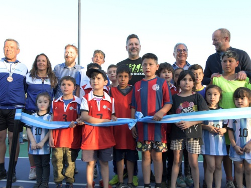 Ituzaingó inauguró el nuevo Polideportivo San Alberto